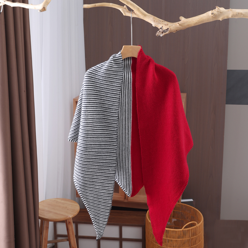 Wool Scarf Men - Syal Segitiga Rajut Wol Musim Gugur
