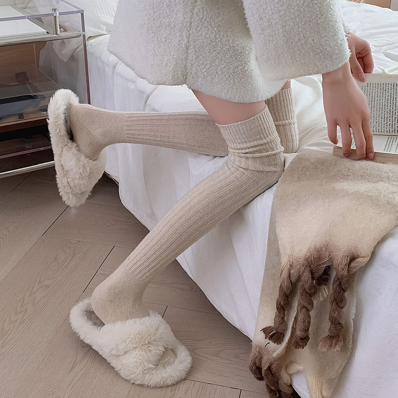 Thermal Sock Wool - Stoking Wanita Musim Gugur Musim Dingin