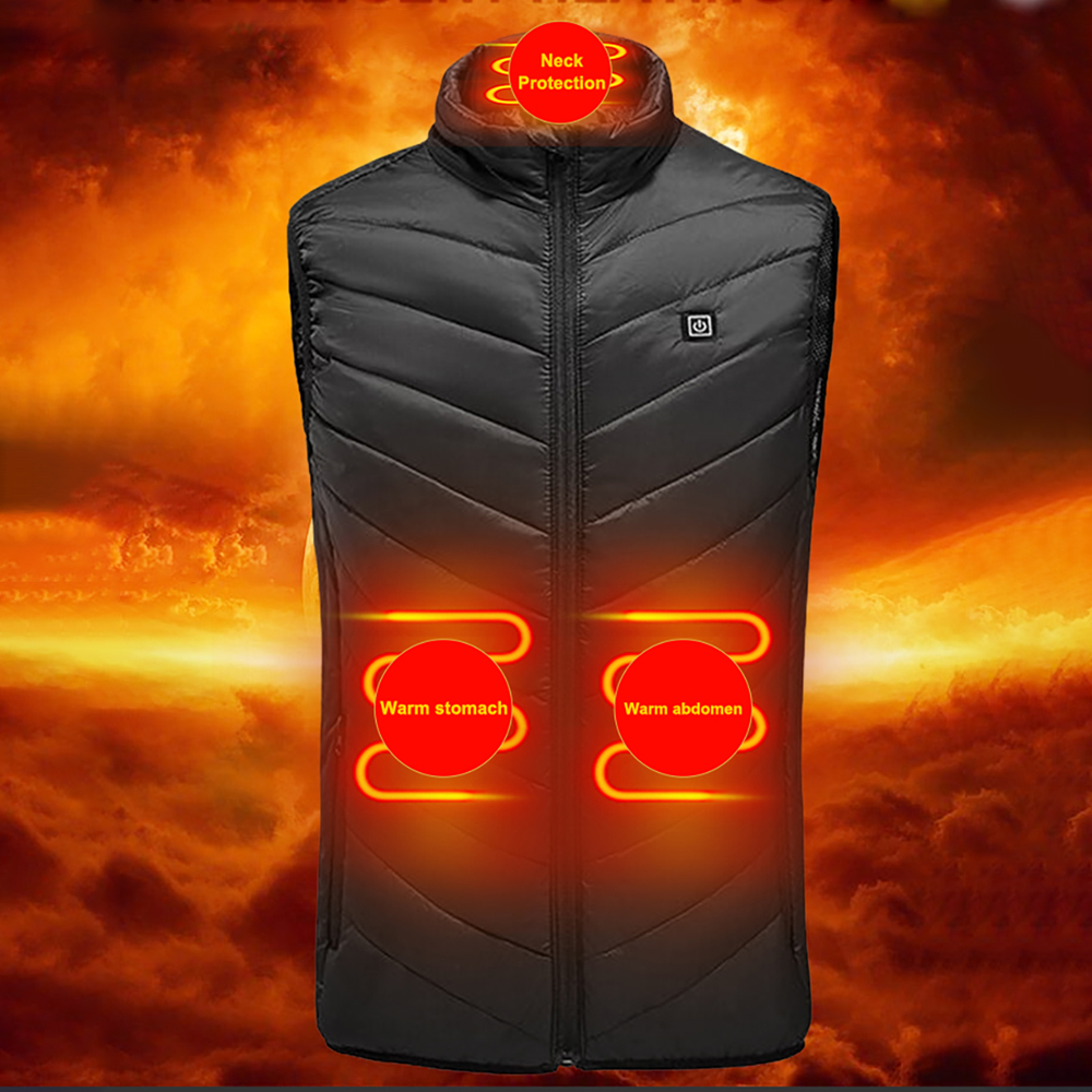 Heated Vest Battery - Rompi pemanas listrik 9 zona untuk