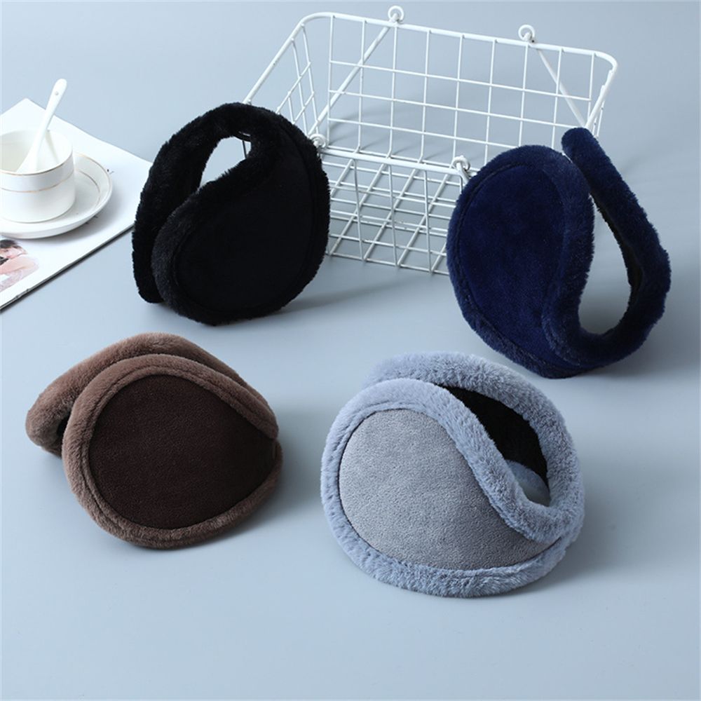 Fleece Ear Warmer Band - Penutup telinga pria musim dingin penghangat
