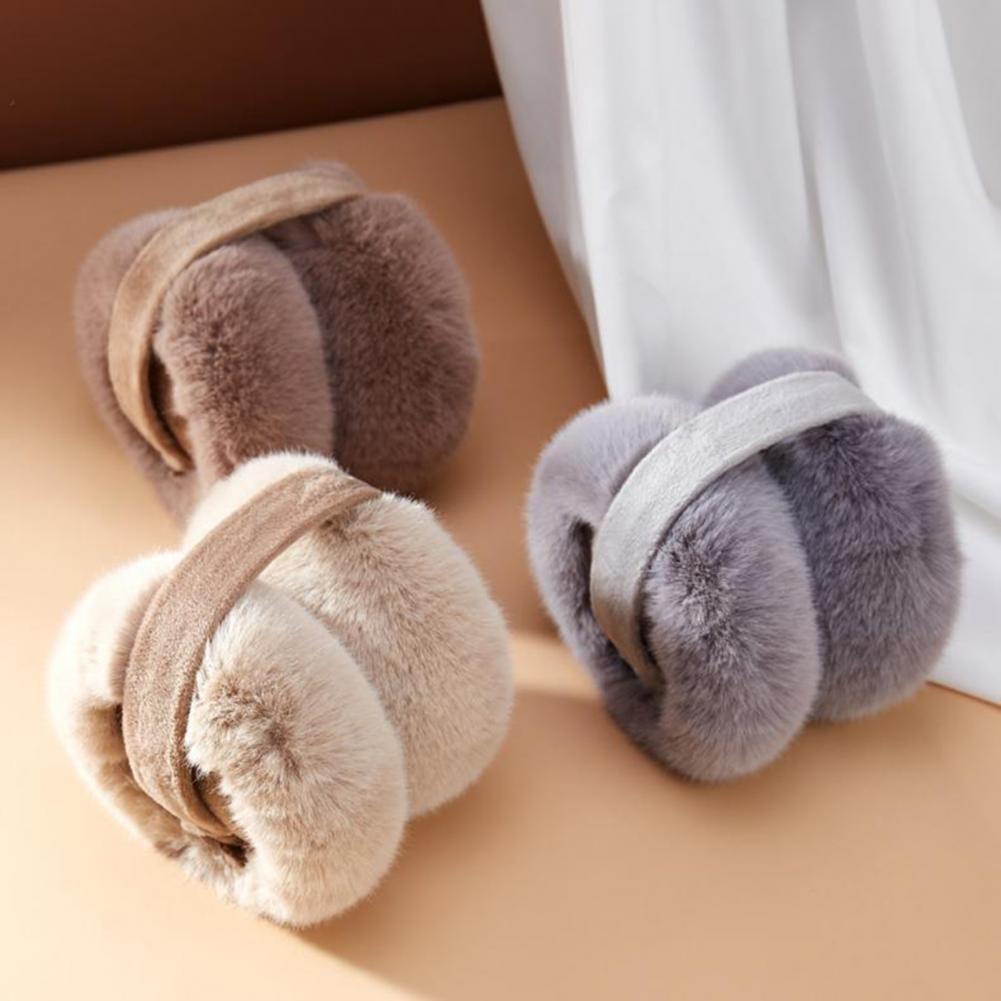 Earmuffs Foldable - Penutup telinga ski luar ruangan wanita,
