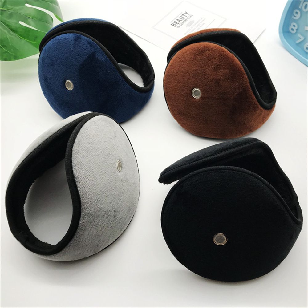 Fleece Ear Warmer Band - Penutup telinga pria musim dingin penghangat