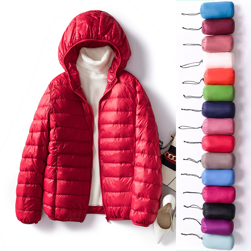 Down Jacket Packable - Jaket hangat musim gugur dan dingin