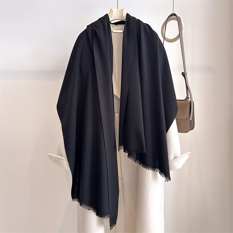 Cashmere Pashmina Wrap - Syal Kasmir Musim Dingin Mewah Wanita,