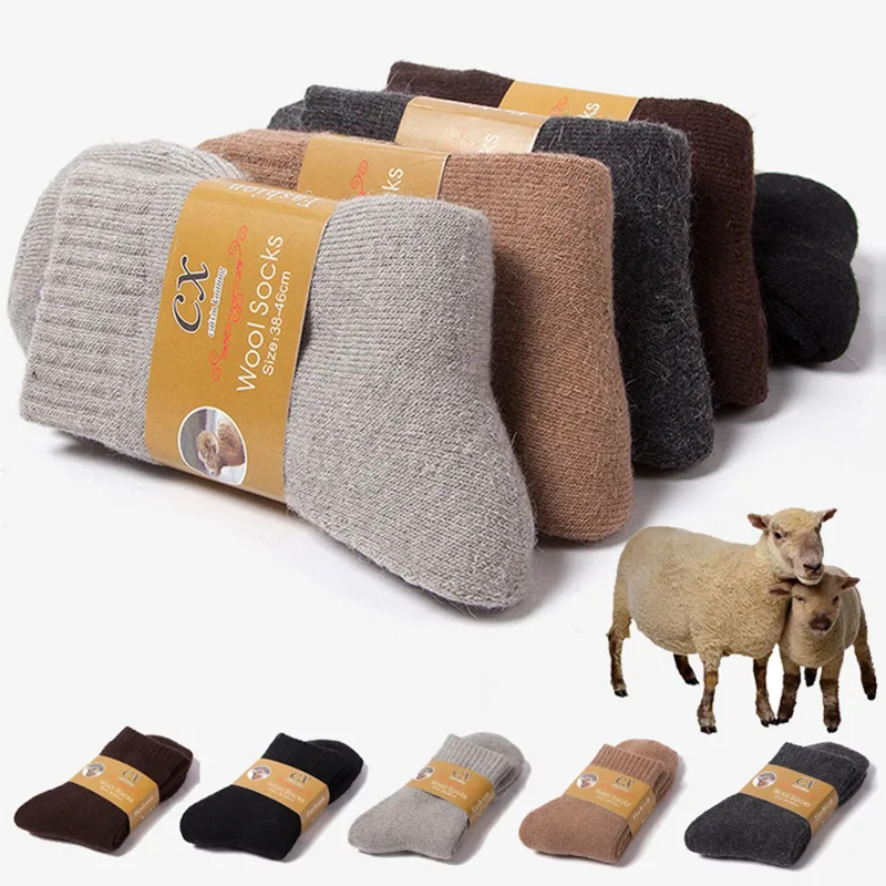 Thermal Sock Wool - Kaus kaki Super tebal wanita, kaus