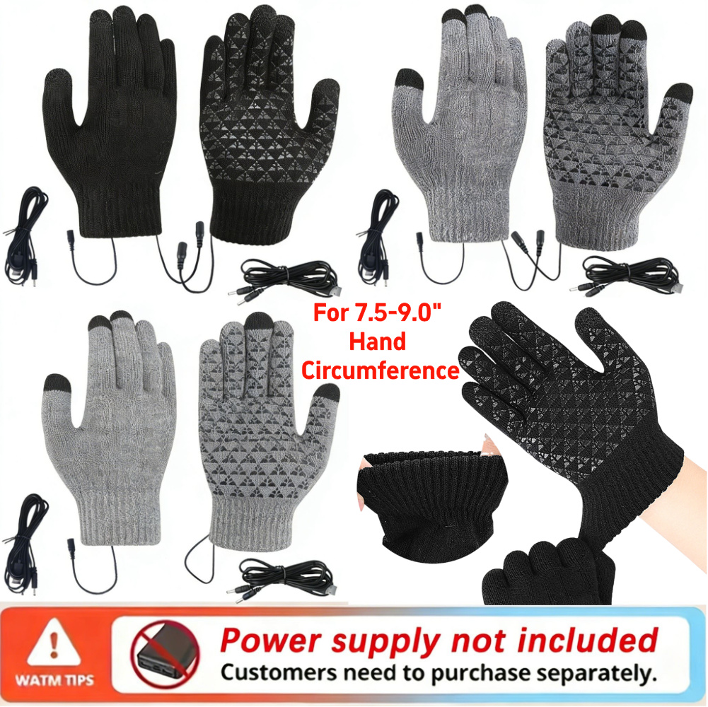 Touch Screen Gloves - 5-1 Pasang Sarung Tangan Rajut Berpemanas