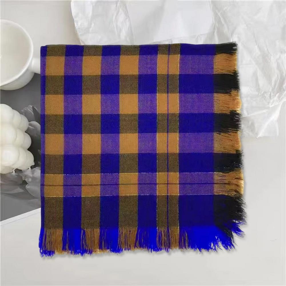 Syal Rajut Kotak-kotak Motif P - Wool Scarf Men ulasan dan harga