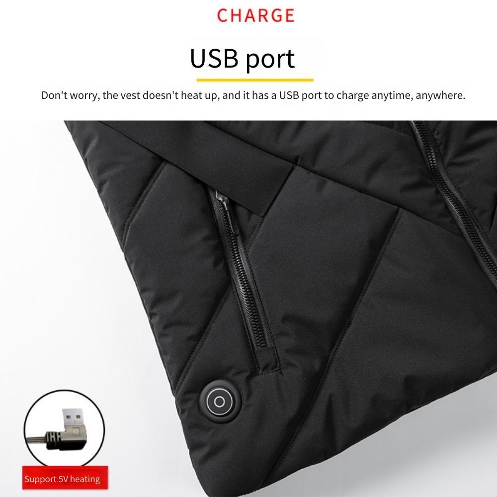 Rompi Pemanas Listrik NewUSB 2 - Heated Vest Battery ulasan dan harga