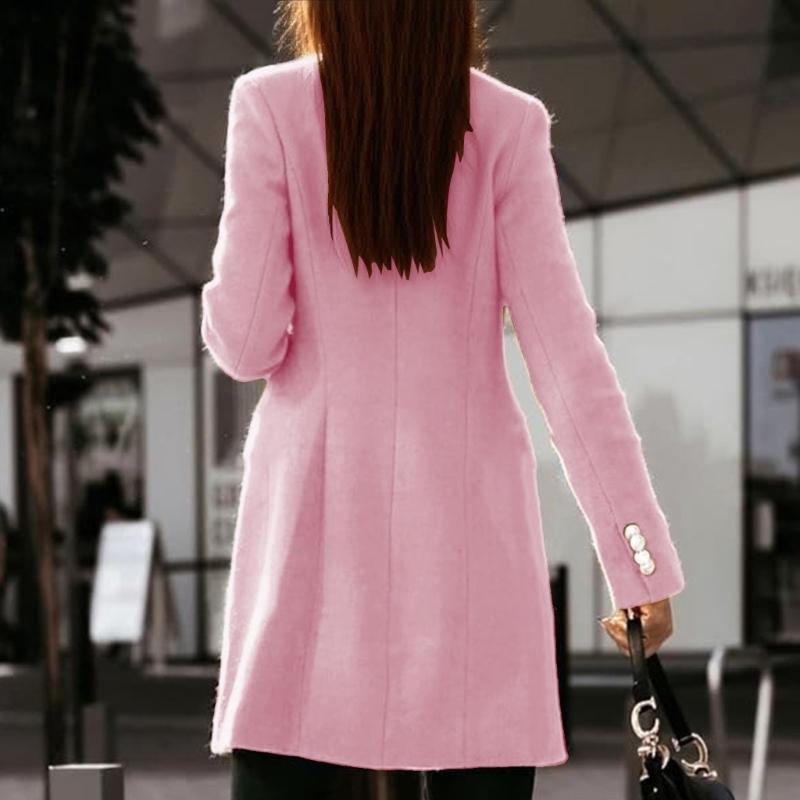 652F Mantel Musim Gugur Musim  - Wool Coat Peacoat ulasan dan harga