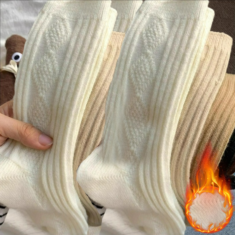 3 Pasang Kaus Kaki Wol Kasmir  - Thermal Sock Wool ulasan dan harga