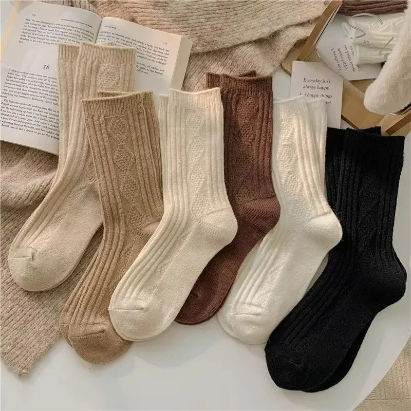 3 Pasang Kaus Kaki Wol Kasmir  - Thermal Sock Wool ulasan dan harga