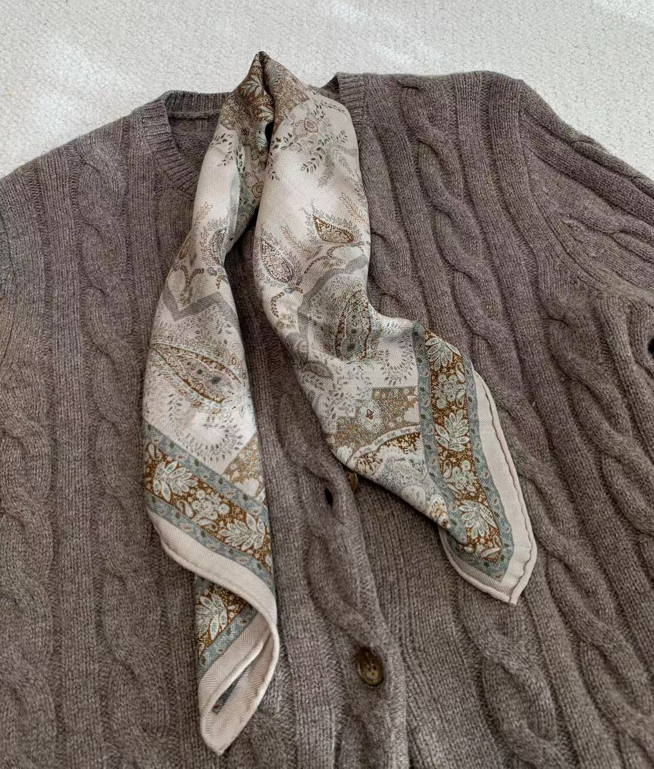 Penghangat Leher Wol Sutra 202 - Wool Scarf Men ulasan dan harga