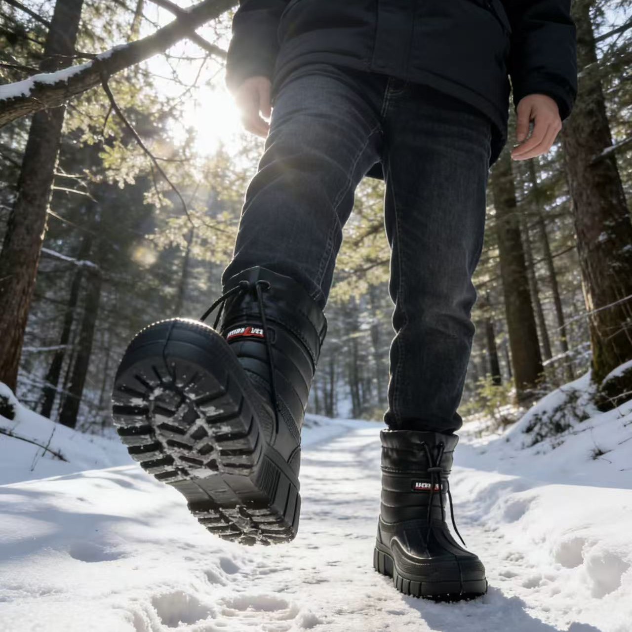 Sepatu salju pria baru berbaha - Waterproof Winter Boot ulasan dan harga