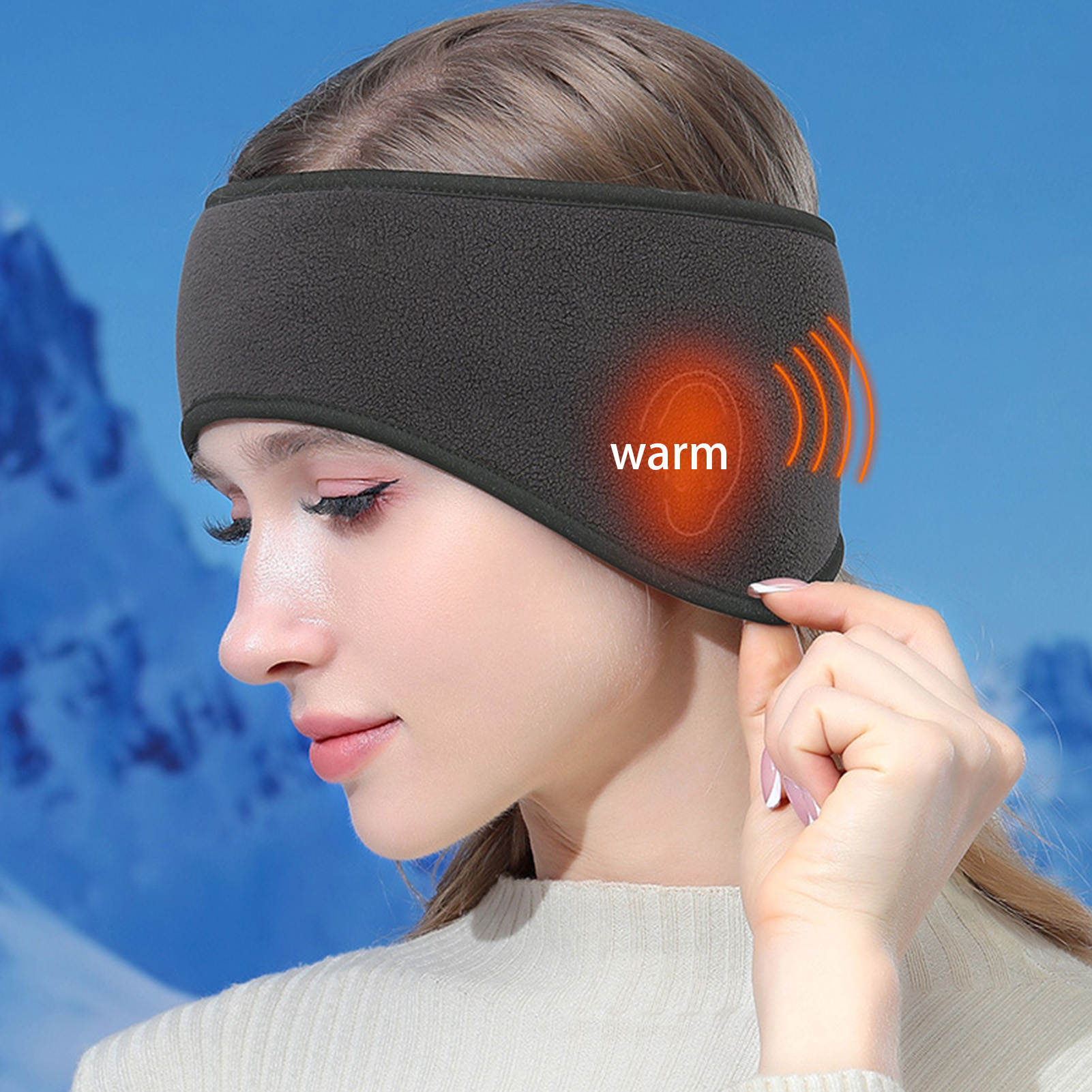 Penutup Telinga Termal Bulu Mu - Fleece Ear Warmer Band ulasan dan harga