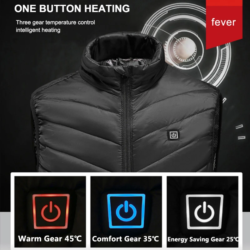 Rompi pemanas listrik 9 zona u - Heated Vest Battery ulasan dan harga