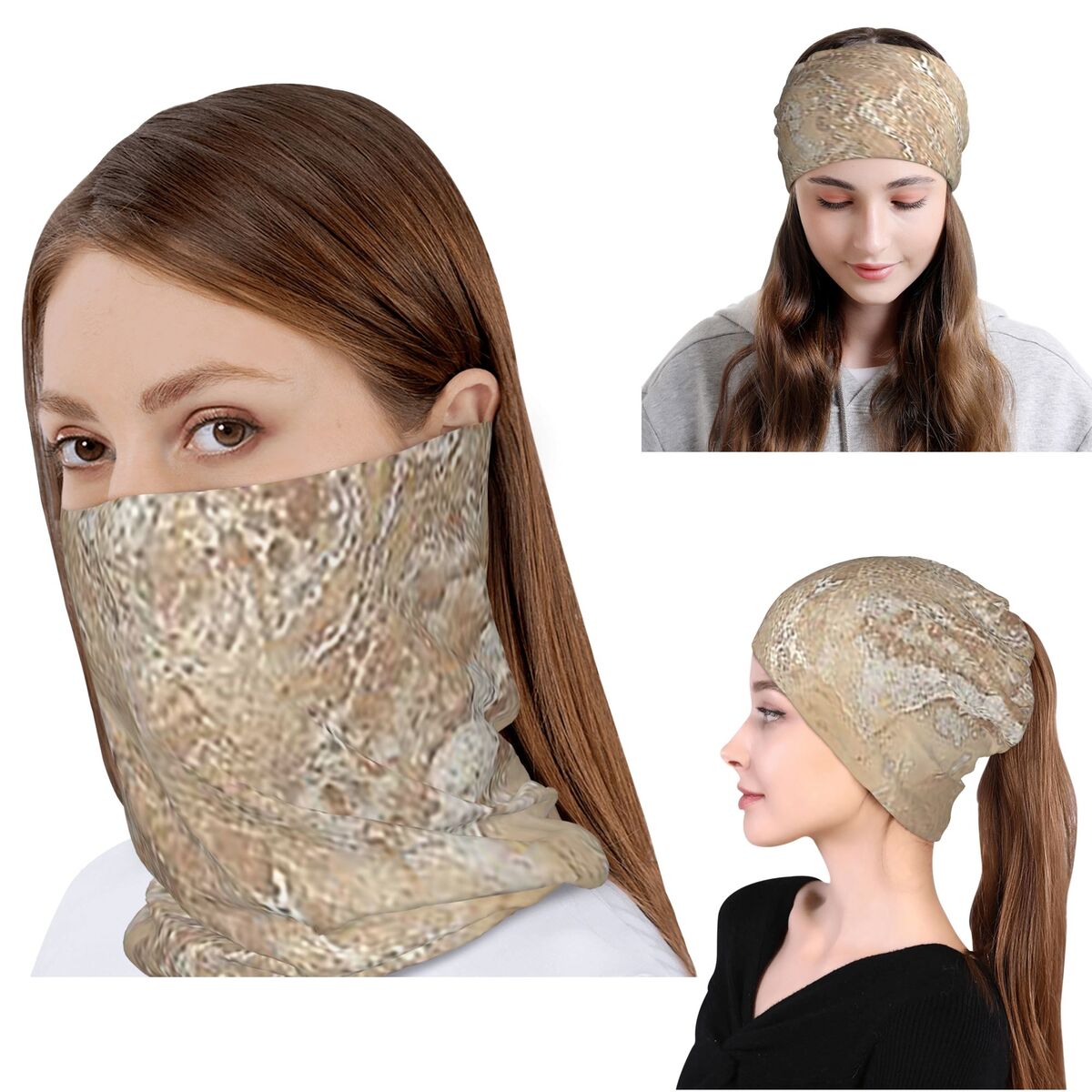 Syal Masker Leher Bandana Marm - Knit Beanie Hat Warm ulasan dan harga