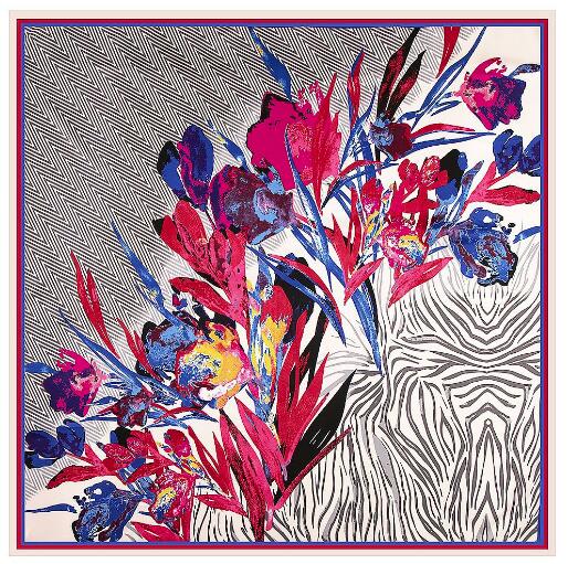 Syal sutra persegi merek mewah - Shawl Wrap Winter ulasan dan harga