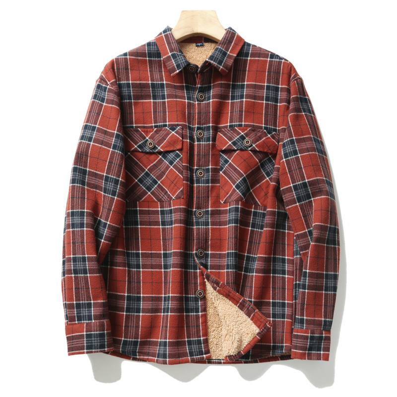 Kemeja Flanel Kotak-kotak Pria - Flannel Shirt Lined ulasan dan harga