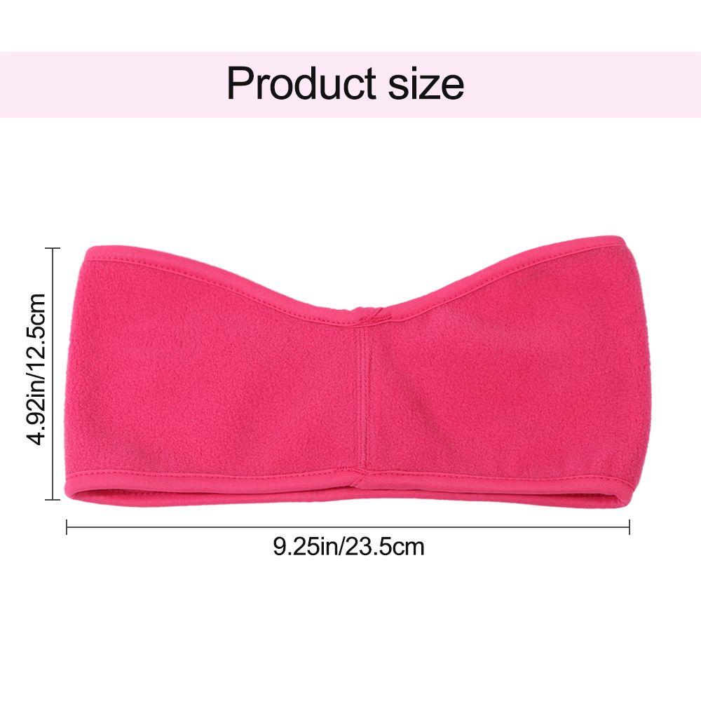 1 Buah Ikat Rambut Wanita Anak - Fleece Ear Warmer Band ulasan dan harga