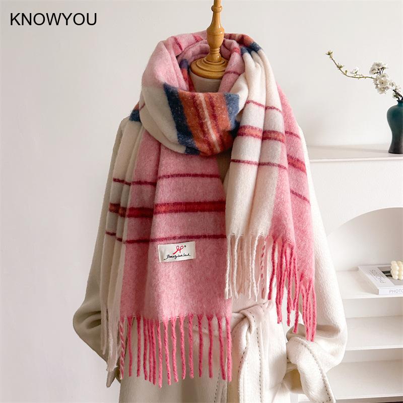 Syal Tebal Hangat Musim Dingin - Cashmere Pashmina Wrap ulasan dan harga