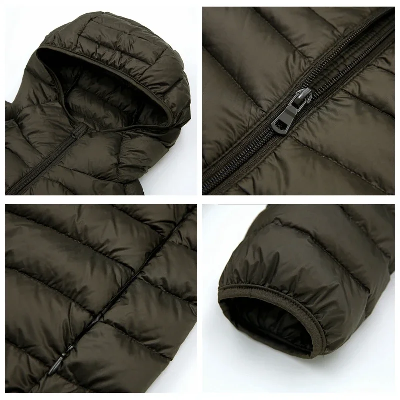 Jaket Down Pria, mantel bulu b - Down Jacket Packable ulasan dan harga