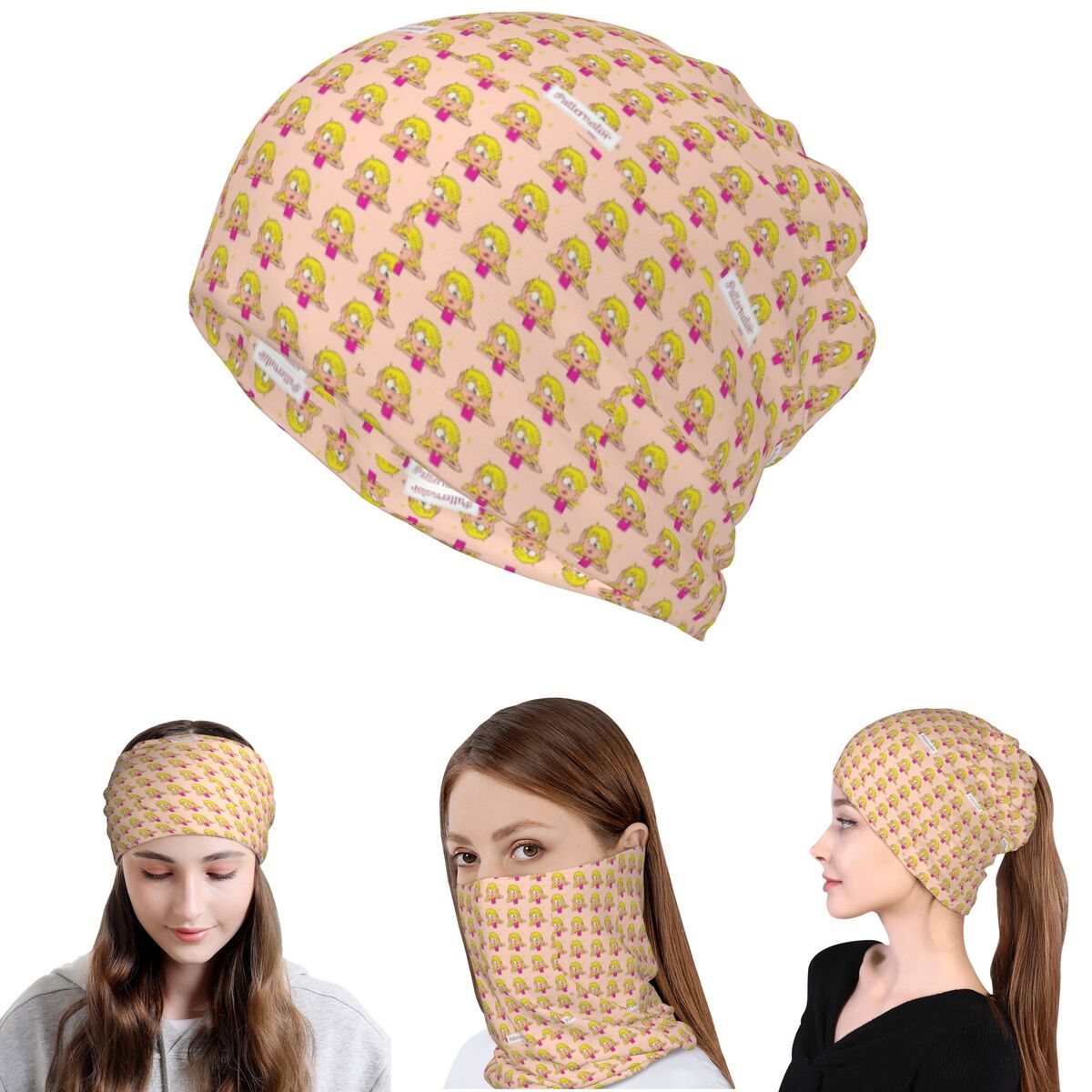 Lizzie McGuire Kartun Bandana  - Knit Beanie Hat Warm ulasan dan harga