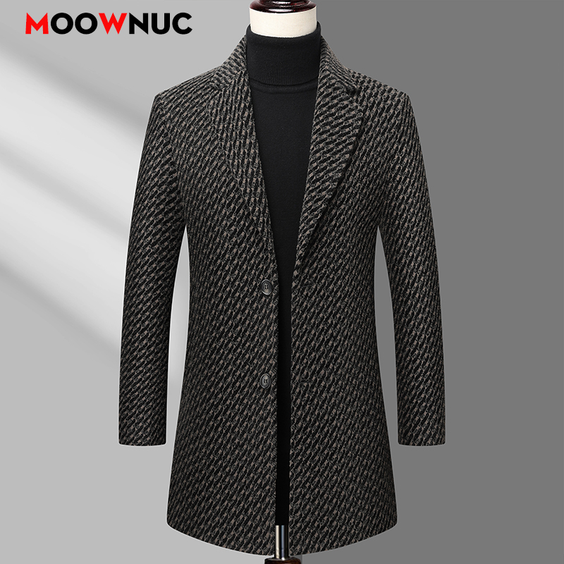 Mantel Panjang Pria Jaket Wol  - Wool Coat Peacoat ulasan dan harga