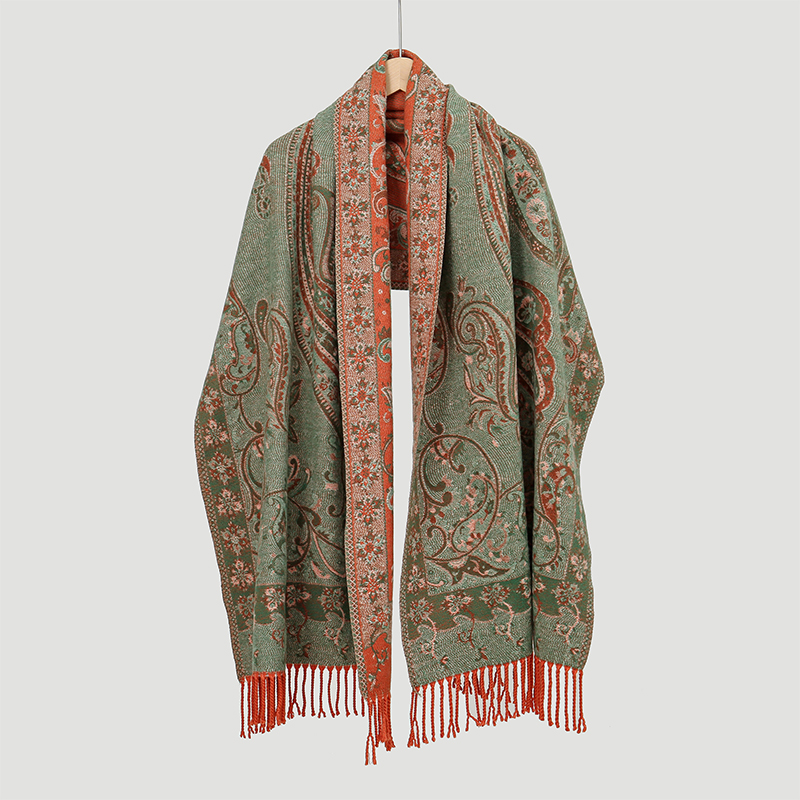 2024 Mode gaya etnik syal Jacq - Cashmere Pashmina Wrap ulasan dan harga