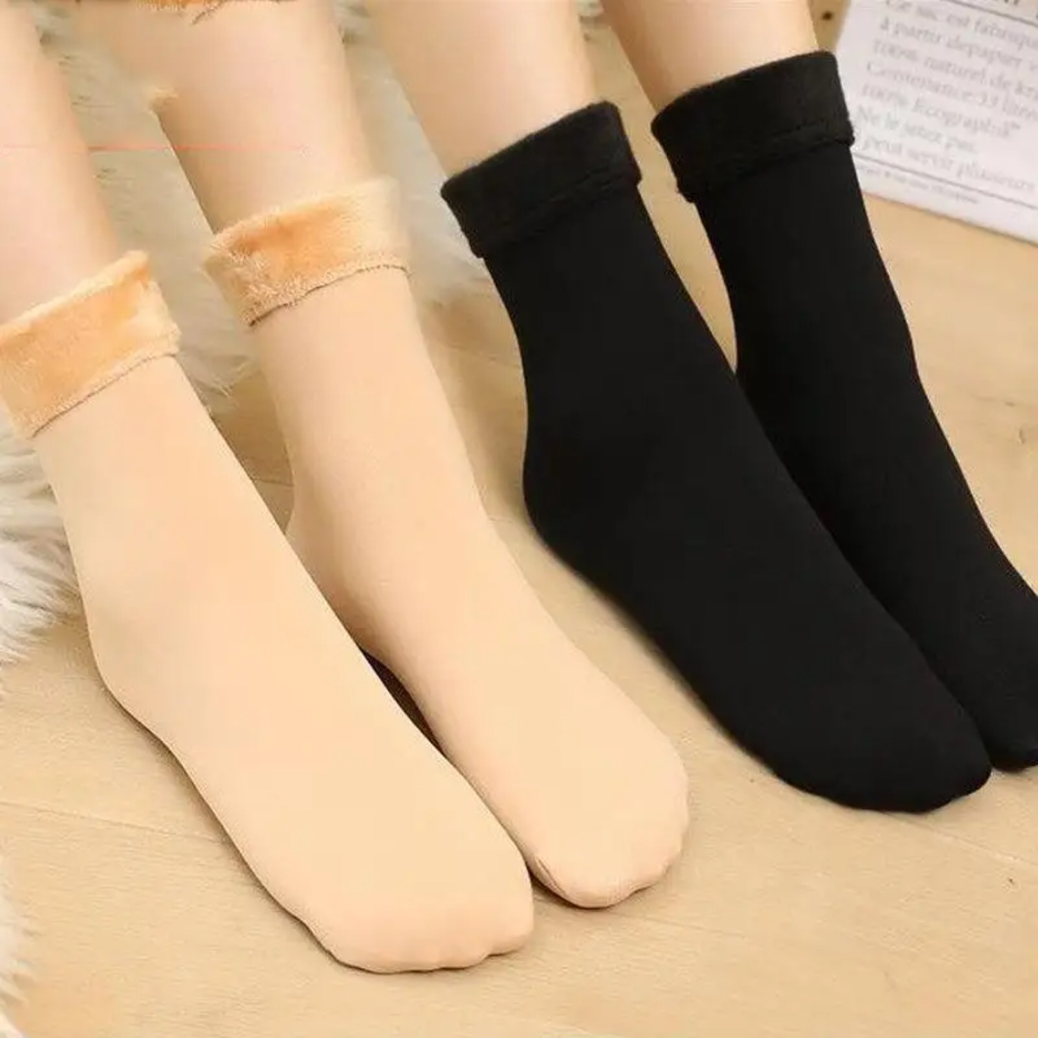 5 Pasang/ Kaus Kaki Wanita Han - Thermal Sock Wool ulasan dan harga