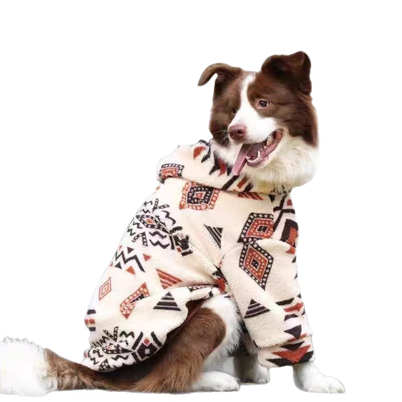 Jaket Anjing Berkerudung Hanga - Sherpa Hoodie Fleece ulasan dan harga