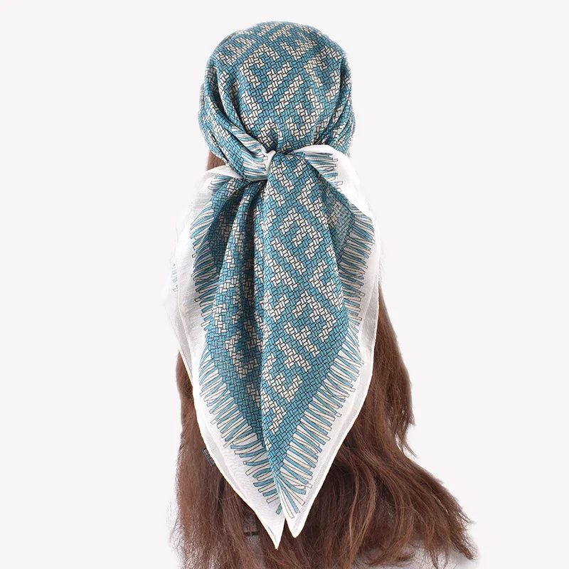 Syal Sutra Mewah Ringan Bermot - Shawl Wrap Winter ulasan dan harga