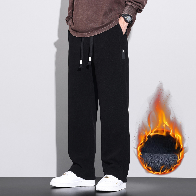 Celana Panjang Pria Bahan Flee - Corduroy Pant Warm ulasan dan harga