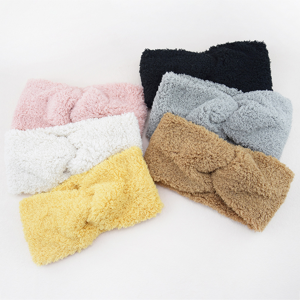 Headband Lebar Bulu Domba Baru - Winter Headband Fleece ulasan dan harga
