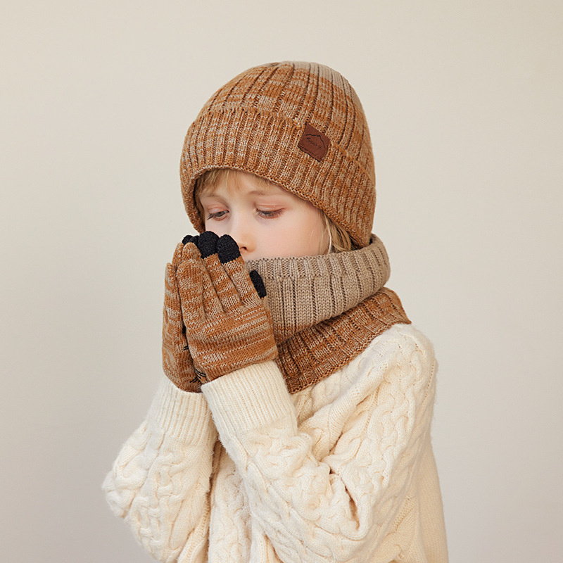 1 Set 4-10Y topi rajut bayi la - Knit Beanie Hat Warm ulasan dan harga