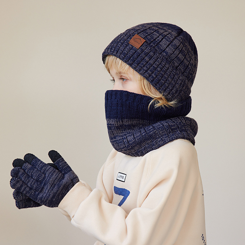 1 Set 4-10Y topi rajut bayi la - Knit Beanie Hat Warm ulasan dan harga