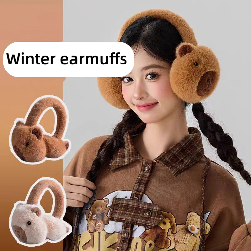 Penutup Telinga Capibala Lucu  - Earmuffs Foldable ulasan dan harga