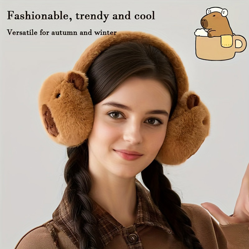 Penutup Telinga Capibala Lucu  - Earmuffs Foldable ulasan dan harga