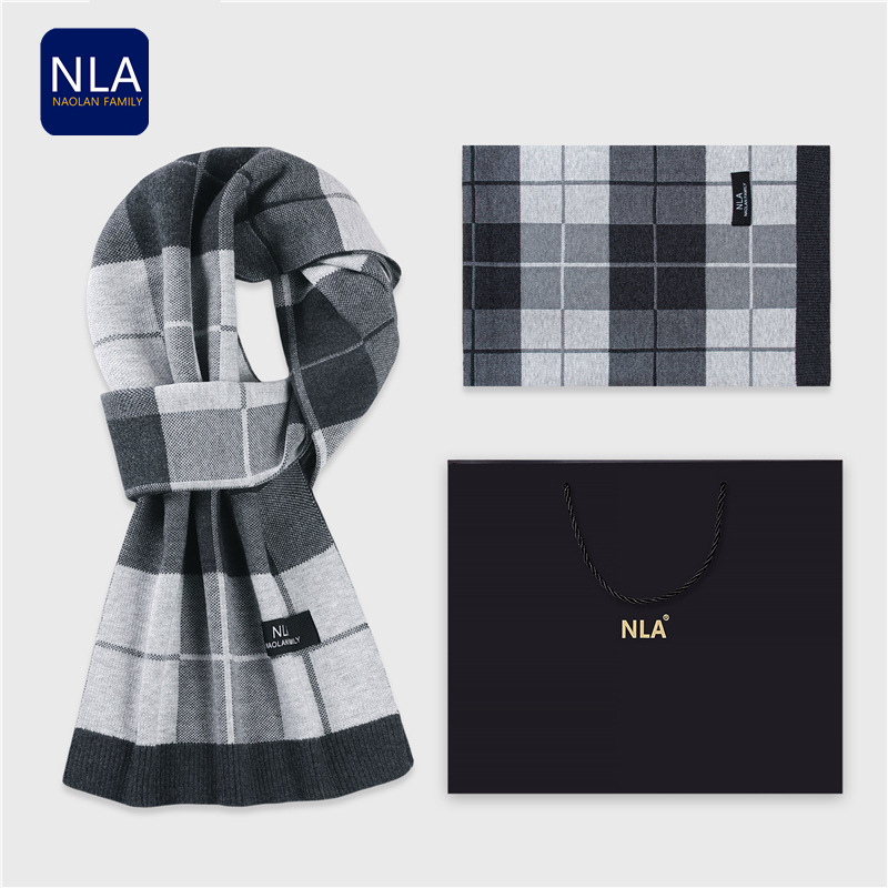 Kotak Hadiah Syal Wol Rajut Pr - Wool Scarf Men ulasan dan harga