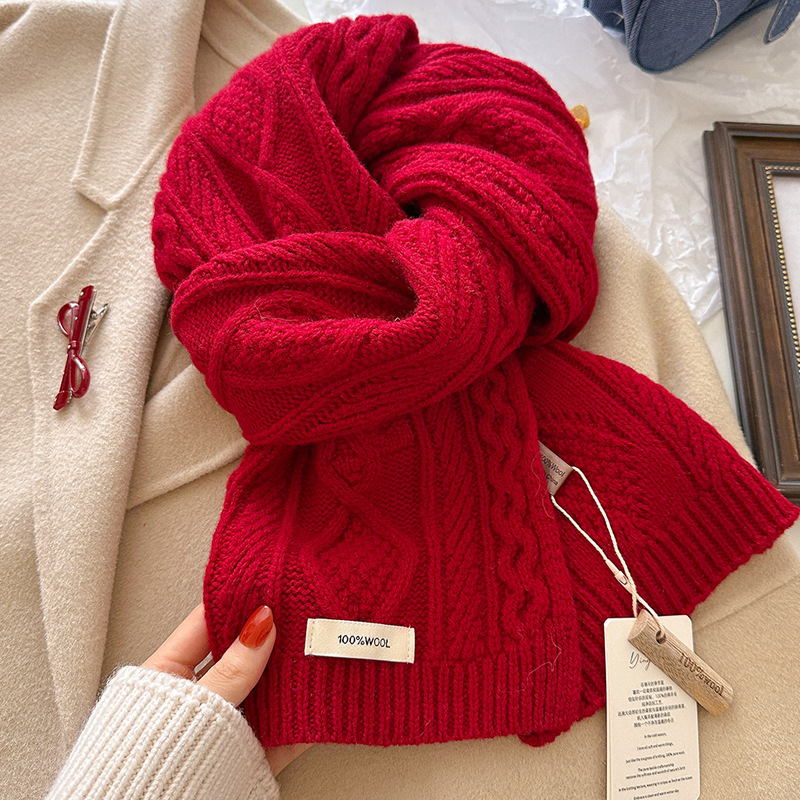 Syal Wol 100% Mewah Wanita Pri - Wool Scarf Men ulasan dan harga