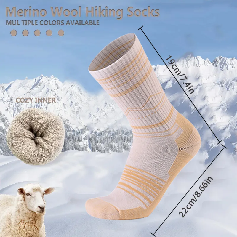 Kaus Kaki Boot Wol Merino, Ter - Thermal Sock Wool ulasan dan harga