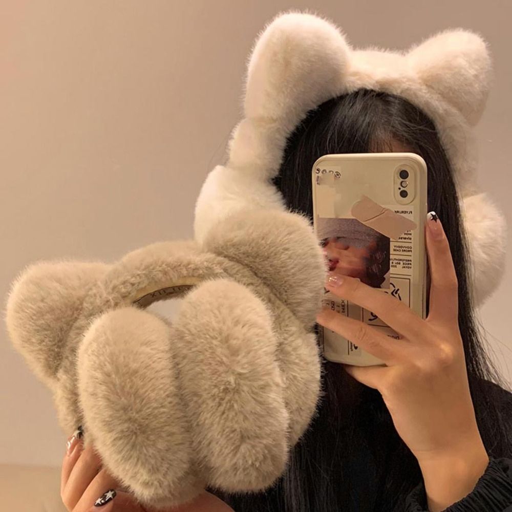 Penutup Telinga Kucing Lucu Pe - Earmuffs Foldable ulasan dan harga